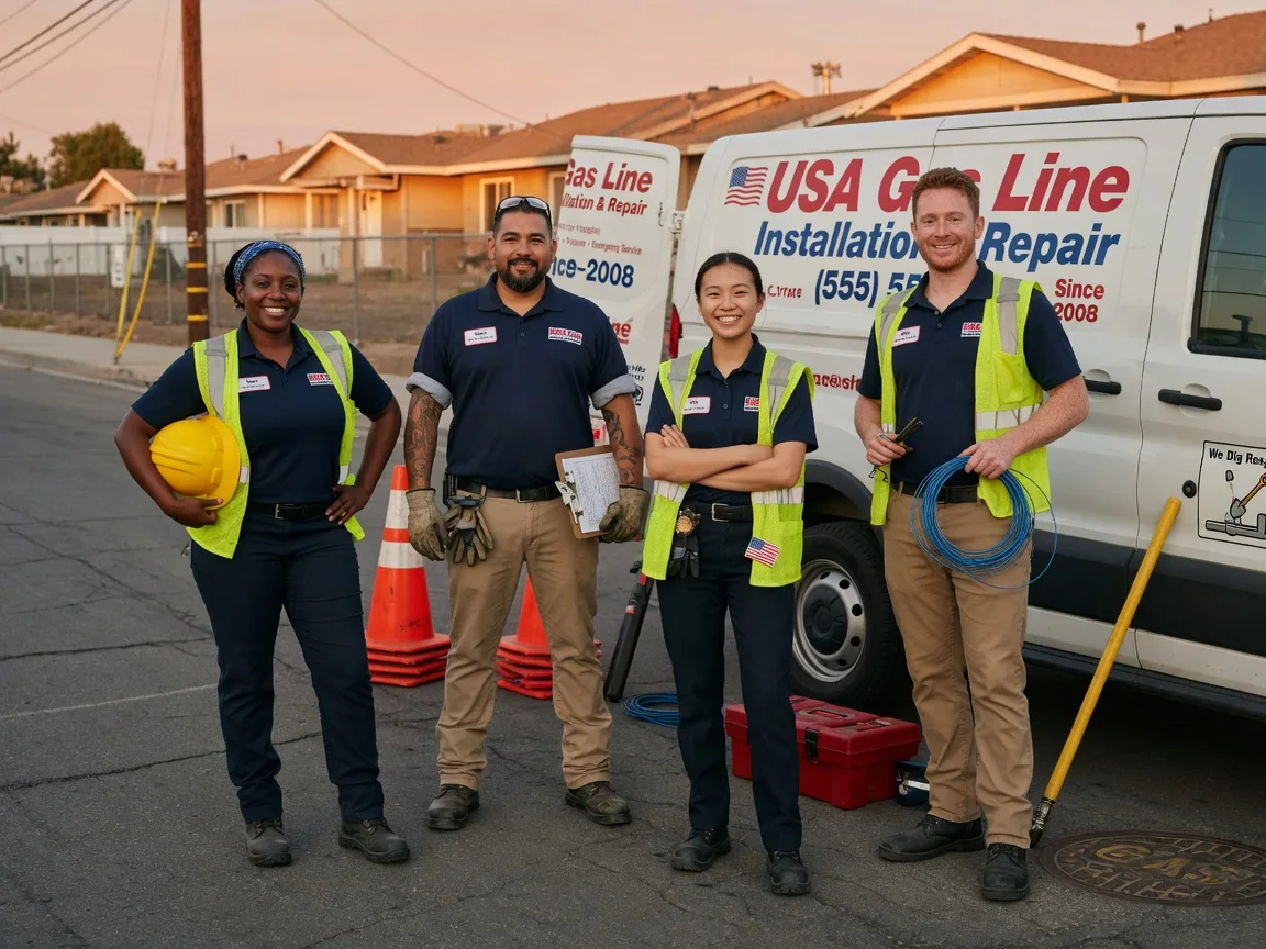 Gas Line Installation company in New Leipzig, ND
